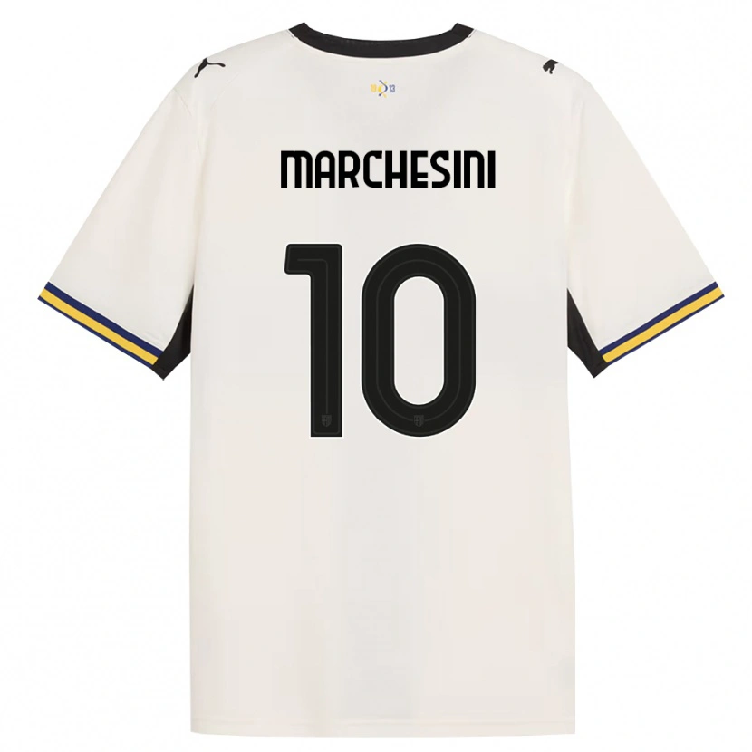 Danxen Kobiety Cosimo Marchesini #10 Białawy Czarny Żółty Domowa Koszulka 2026/27 Koszulki Klubowe
