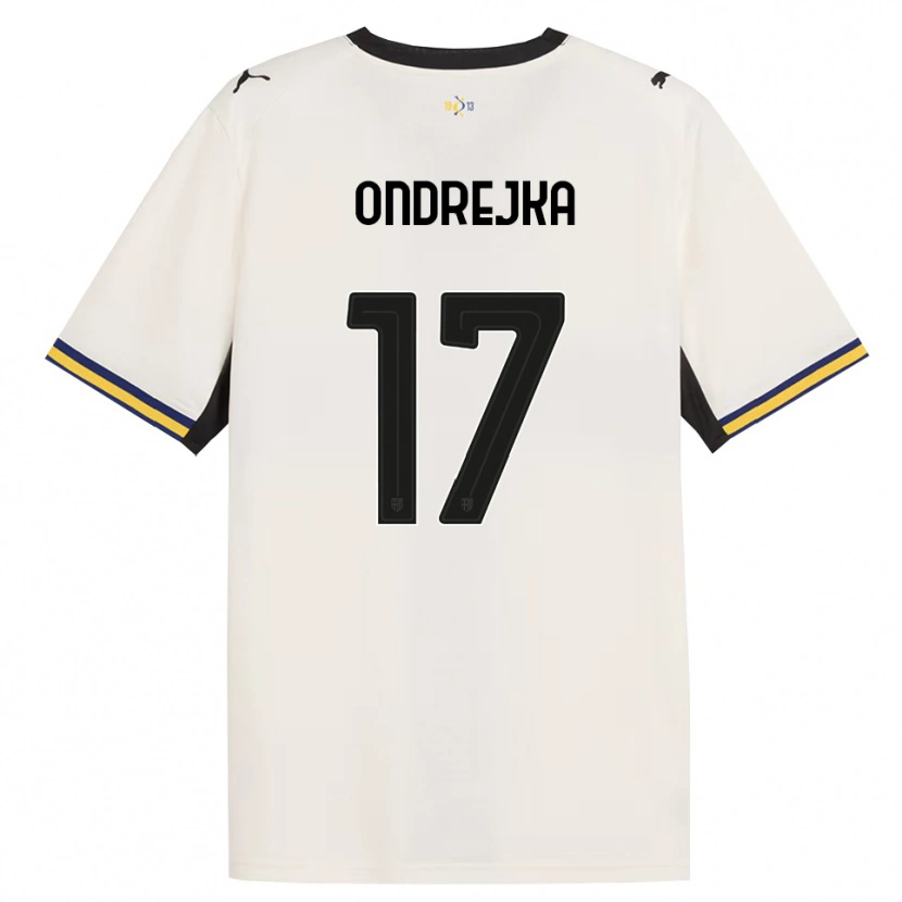 Danxen Kobiety Jacob Ondrejka #17 Białawy Czarny Żółty Domowa Koszulka 2026/27 Koszulki Klubowe