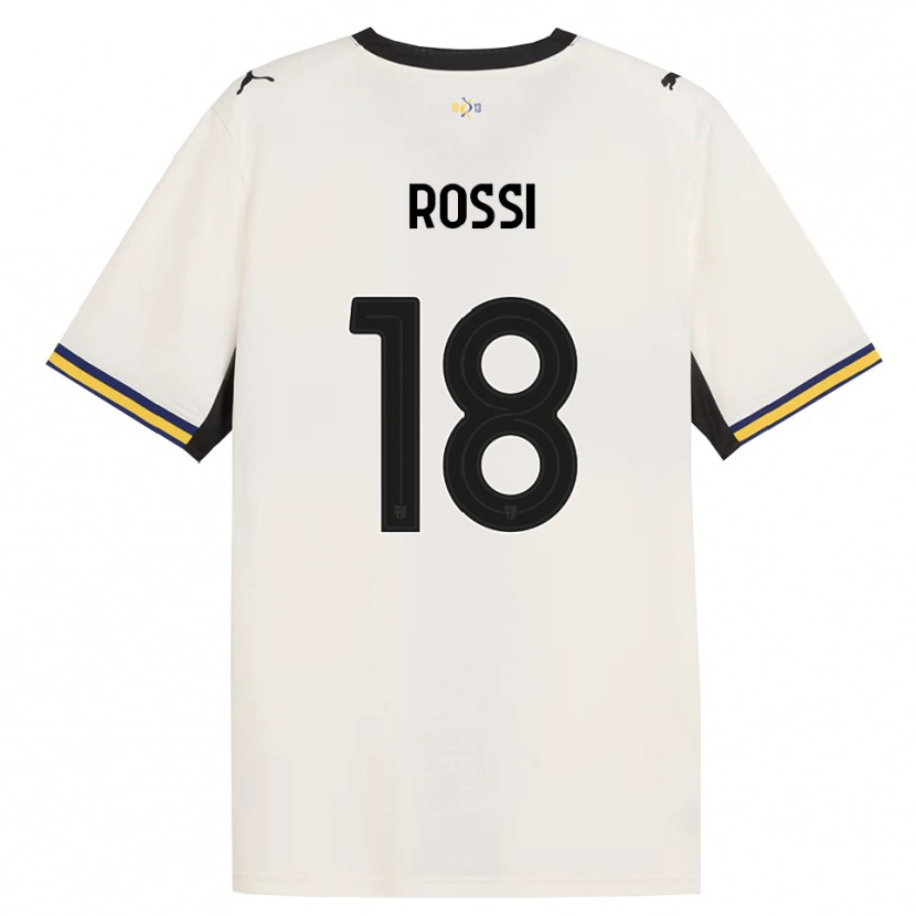 Danxen Kobiety Diego Rossi #18 Białawy Czarny Żółty Domowa Koszulka 2026/27 Koszulki Klubowe