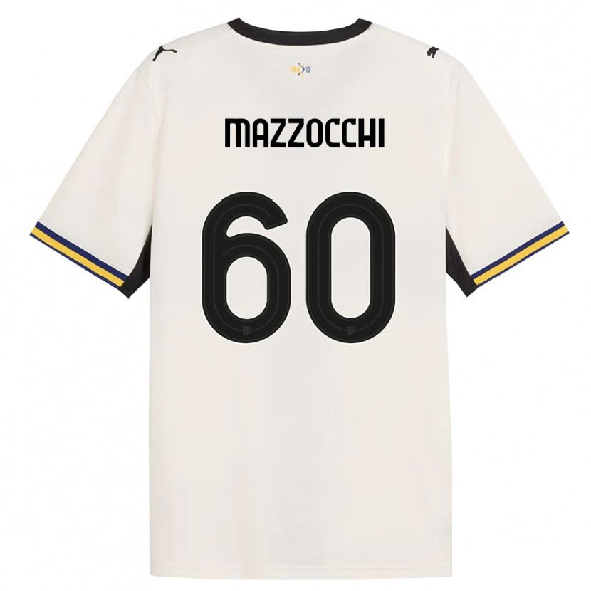 Danxen Kobiety Alessandro Mazzocchi #60 Białawy Czarny Żółty Domowa Koszulka 2026/27 Koszulki Klubowe