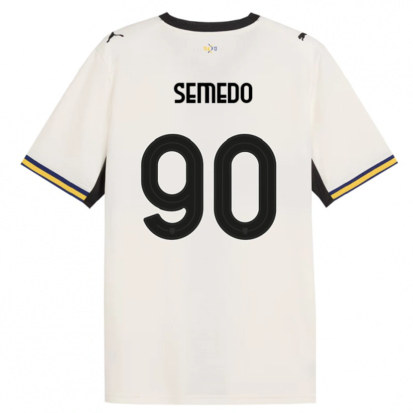 Danxen Kobiety Afonso Semedo #90 Białawy Czarny Żółty Domowa Koszulka 2026/27 Koszulki Klubowe
