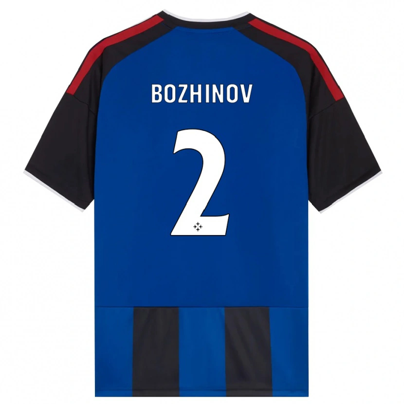 Danxen Kobiety Rosen Bozhinov #2 Czarny Czerwony Biały Niebieski Domowa Koszulka 2026/27 Koszulki Klubowe