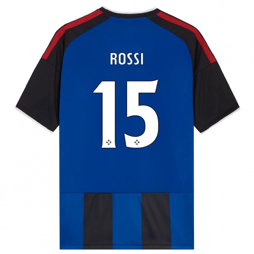 Danxen Kobiety Jacopo Rossi #15 Czarny Czerwony Biały Niebieski Domowa Koszulka 2026/27 Koszulki Klubowe