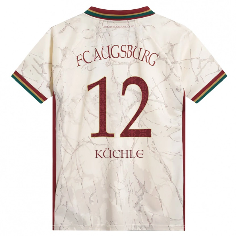 Danxen Kobiety Jana Küchle #12 Zielony Ryż Biały Bordowy Domowa Koszulka 2026/27 Koszulki Klubowe