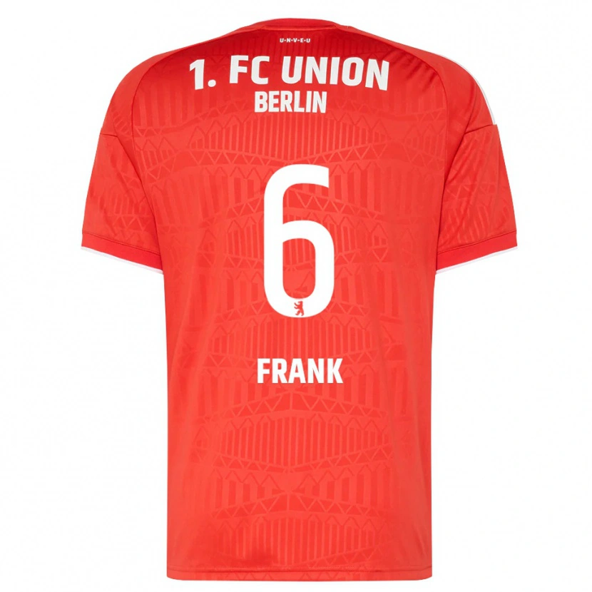 Danxen Kobiety Celine Frank #6 Czerwony Biały Domowa Koszulka 2026/27 Koszulki Klubowe