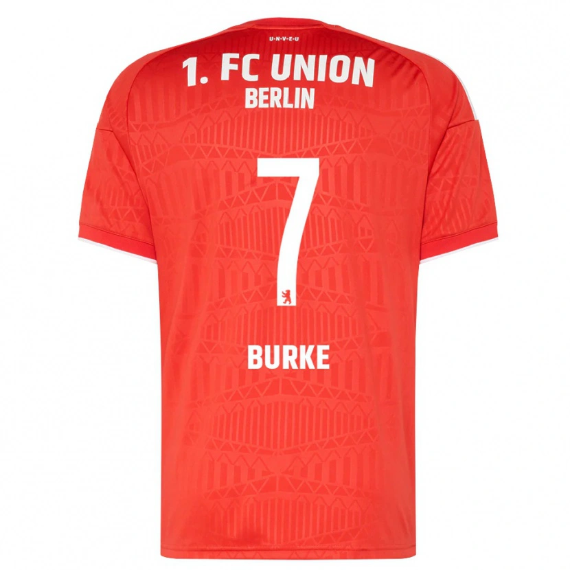 Danxen Kobiety Oliver Burke #7 Czerwony Biały Domowa Koszulka 2026/27 Koszulki Klubowe