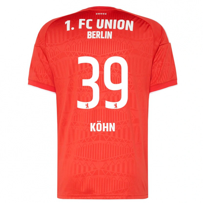 Danxen Kobiety Derrick Köhn #39 Czerwony Biały Domowa Koszulka 2026/27 Koszulki Klubowe