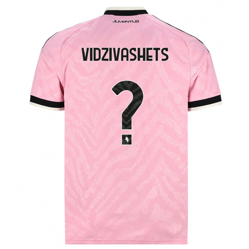 Danxen Kobiety David Vidzivashets #0 Różowy Czarny Wyjazdowa Koszulka 2026/27 Koszulki Klubowe