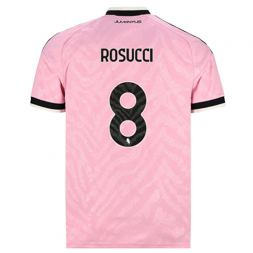 Danxen Kobiety Martina Rosucci #8 Różowy Czarny Wyjazdowa Koszulka 2026/27 Koszulki Klubowe