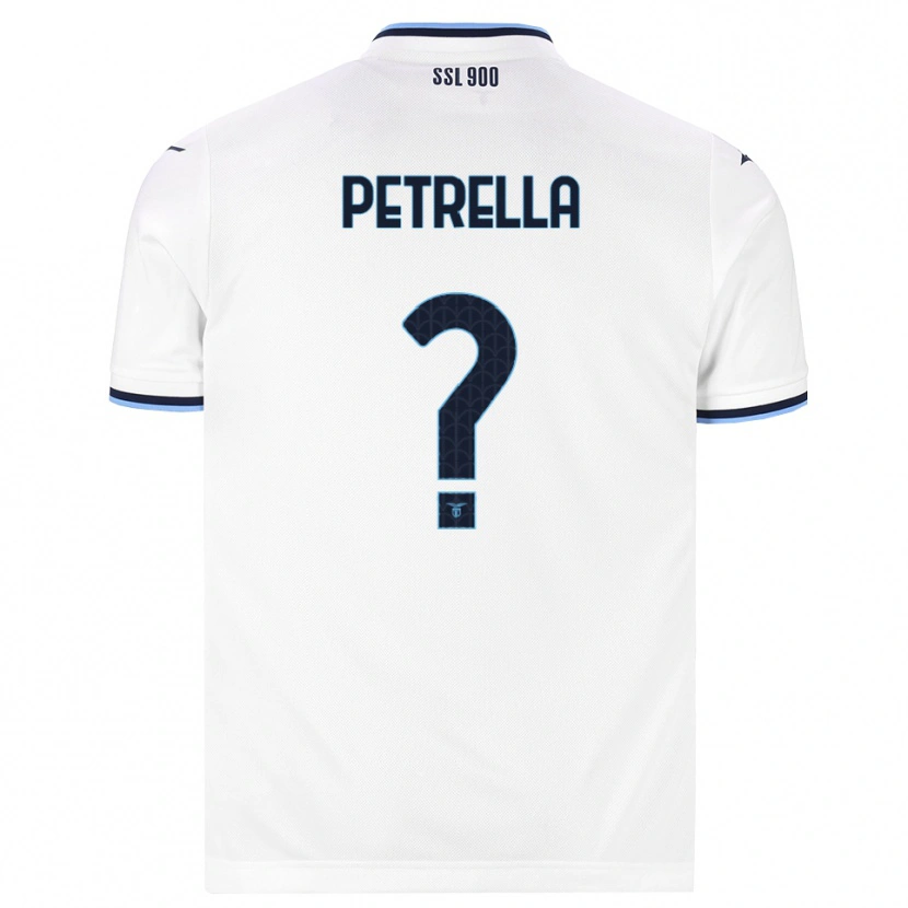 Danxen Kobiety Anthony Petrella #0 Biały Granatowy Wyjazdowa Koszulka 2026/27 Koszulki Klubowe