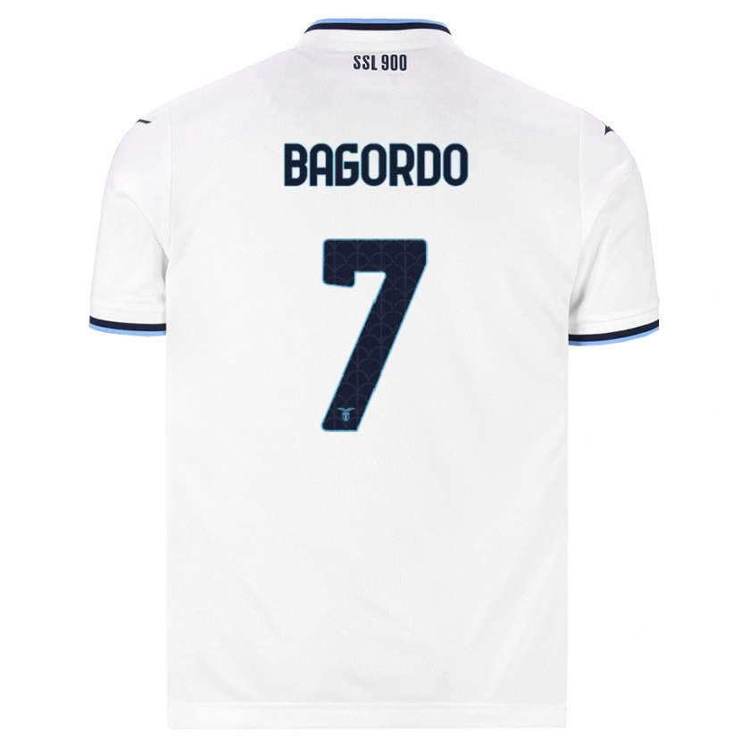 Danxen Kobiety Cristian Bagordo #7 Biały Granatowy Wyjazdowa Koszulka 2026/27 Koszulki Klubowe