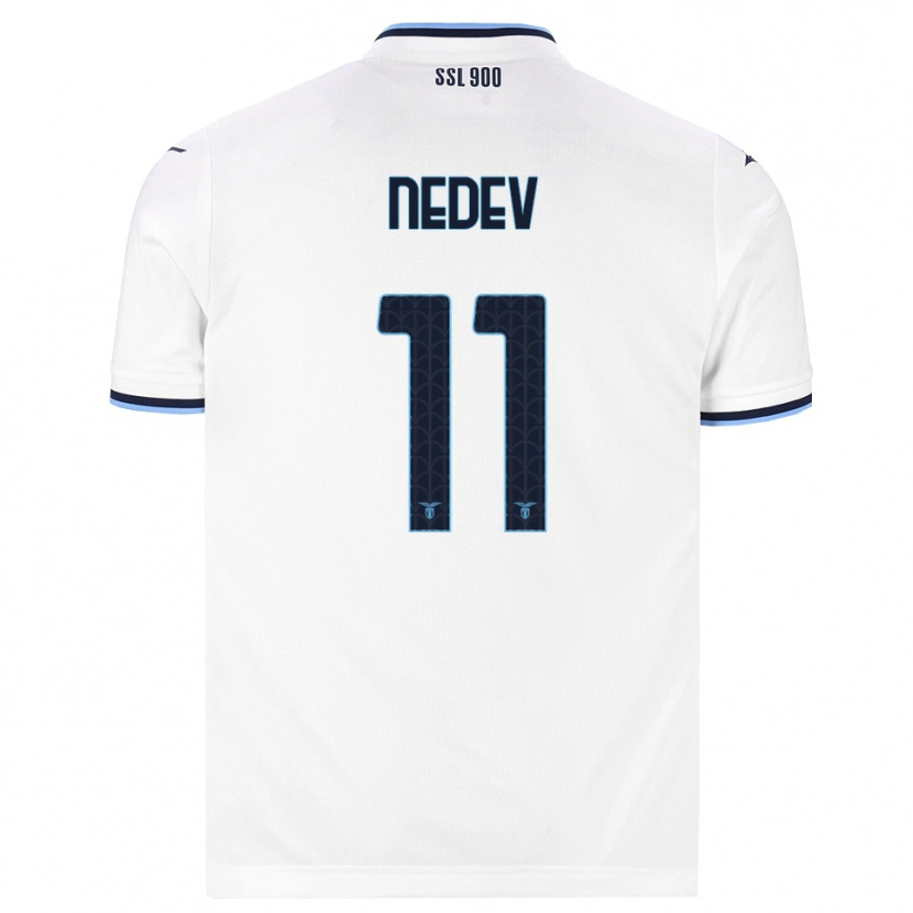 Danxen Kobiety Kaloyan Nedev #11 Biały Granatowy Wyjazdowa Koszulka 2026/27 Koszulki Klubowe