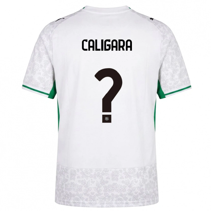 Danxen Kobiety Fabrizio Caligara #0 Biały Czarny Zielony Wyjazdowa Koszulka 2026/27 Koszulki Klubowe