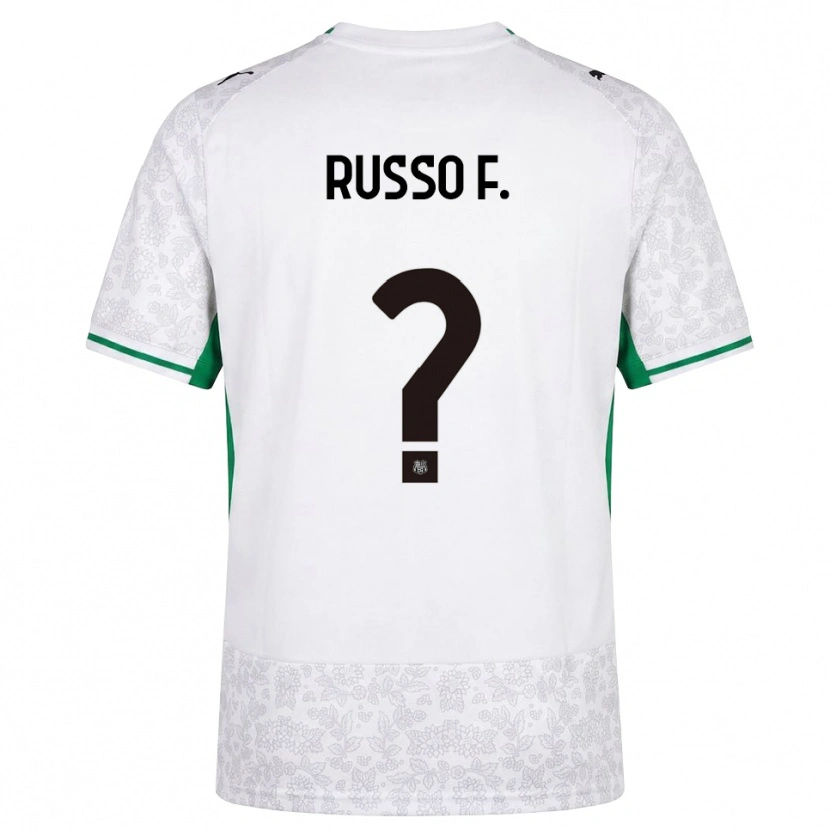 Danxen Kobiety Flavio Russo #0 Biały Czarny Zielony Wyjazdowa Koszulka 2026/27 Koszulki Klubowe