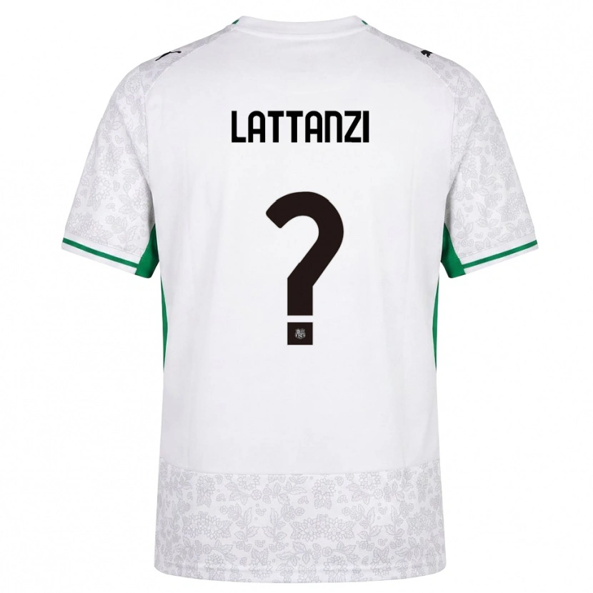 Danxen Kobiety Luca Lattanzi #0 Biały Czarny Zielony Wyjazdowa Koszulka 2026/27 Koszulki Klubowe