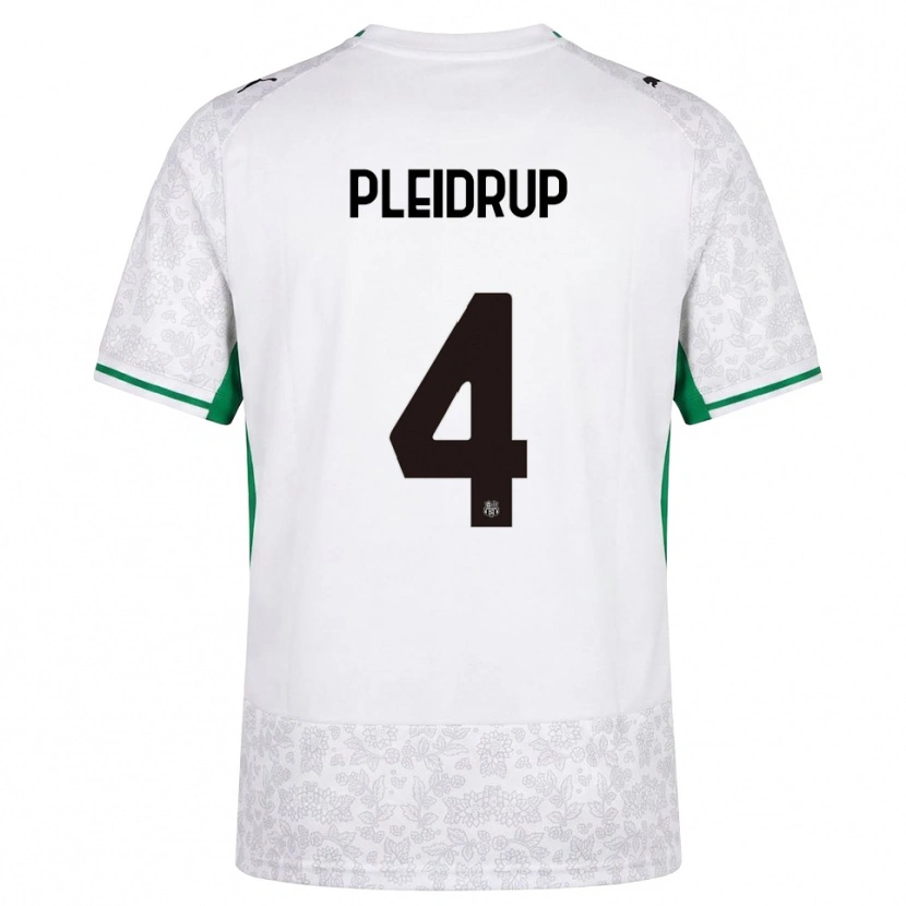 Danxen Kobiety Caroline Pleidrup #4 Biały Czarny Zielony Wyjazdowa Koszulka 2026/27 Koszulki Klubowe