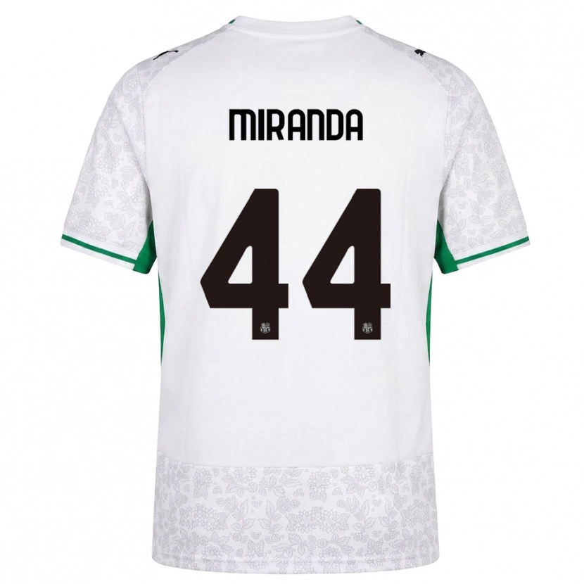 Danxen Kobiety Kevin Miranda #44 Biały Czarny Zielony Wyjazdowa Koszulka 2026/27 Koszulki Klubowe