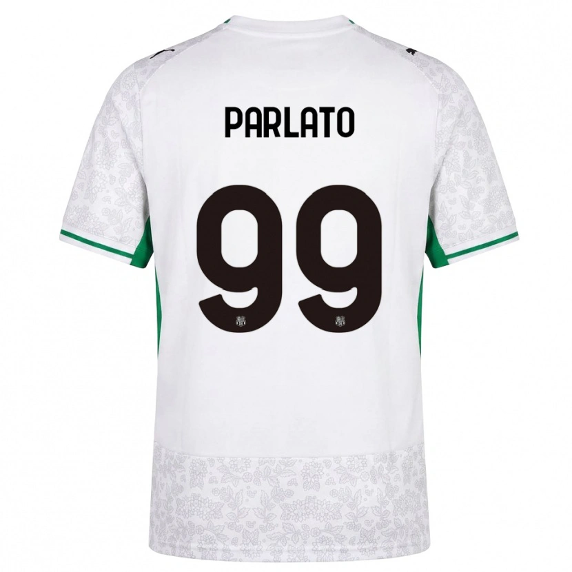 Danxen Kobiety Claudio Parlato #99 Biały Czarny Zielony Wyjazdowa Koszulka 2026/27 Koszulki Klubowe