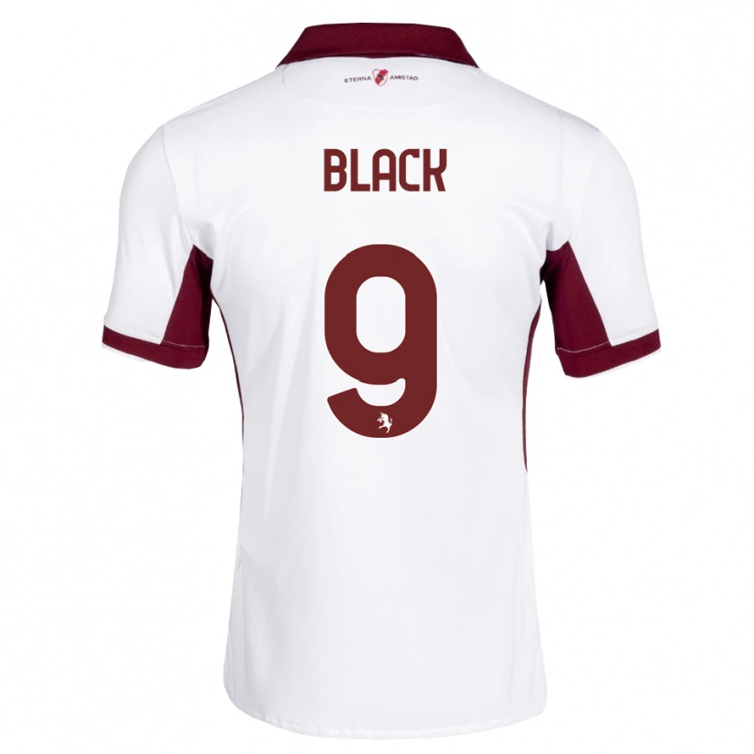 Danxen Kobiety Yahrell Black #9 Bordowy Biały Czerwony Wyjazdowa Koszulka 2026/27 Koszulki Klubowe