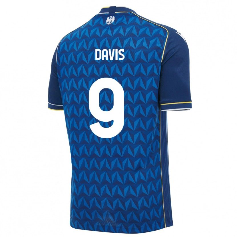Danxen Kobiety Keinan Davis #9 Królewski Niebieski Biały Niebieski Wyjazdowa Koszulka 2026/27 Koszulki Klubowe