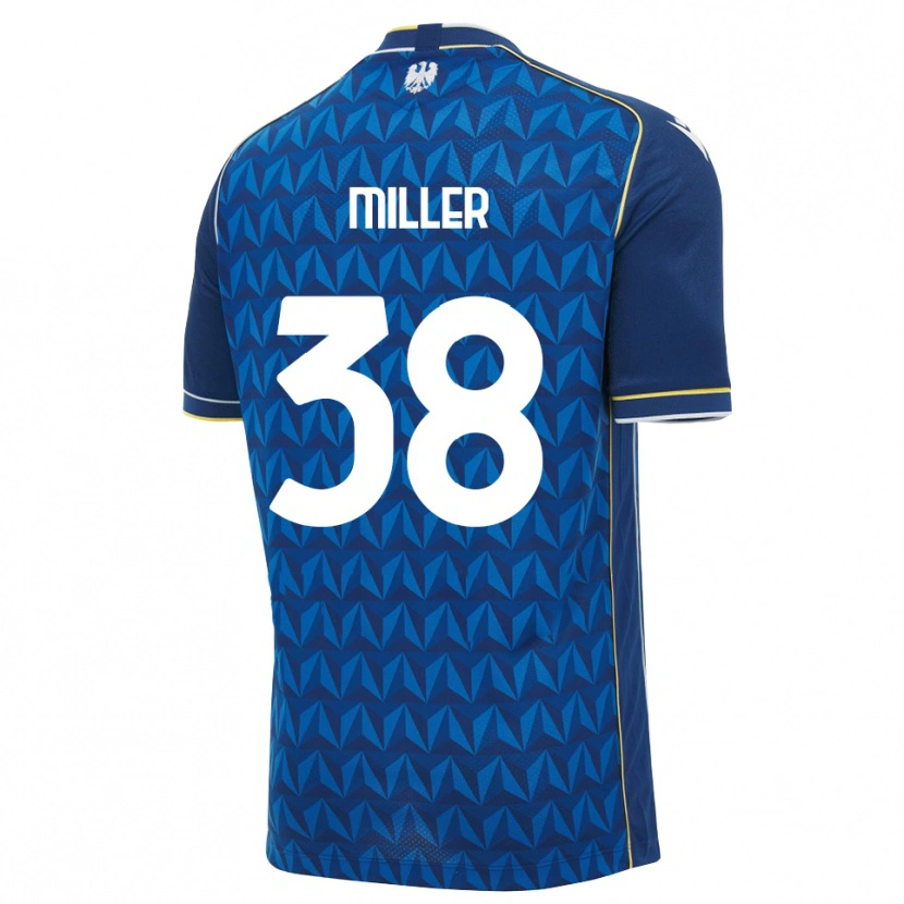 Danxen Kobiety Lennon Miller #38 Królewski Niebieski Biały Niebieski Wyjazdowa Koszulka 2026/27 Koszulki Klubowe