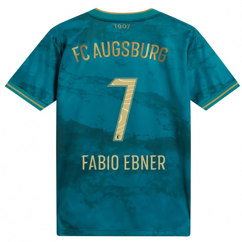 Danxen Kobiety Fabio Ebner #7 Zielony Brązowy Wyjazdowa Koszulka 2026/27 Koszulki Klubowe