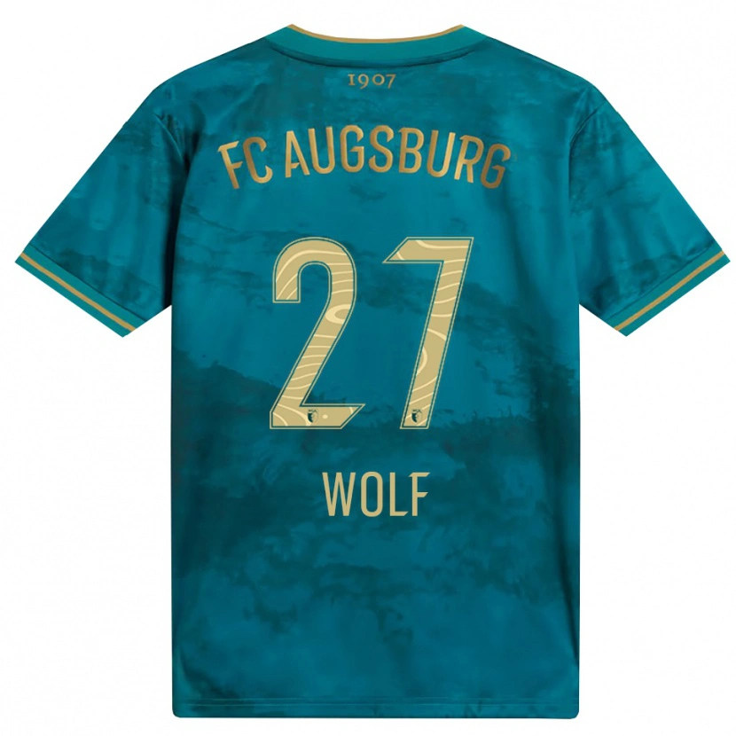 Danxen Kobiety Marius Wolf #27 Zielony Brązowy Wyjazdowa Koszulka 2026/27 Koszulki Klubowe