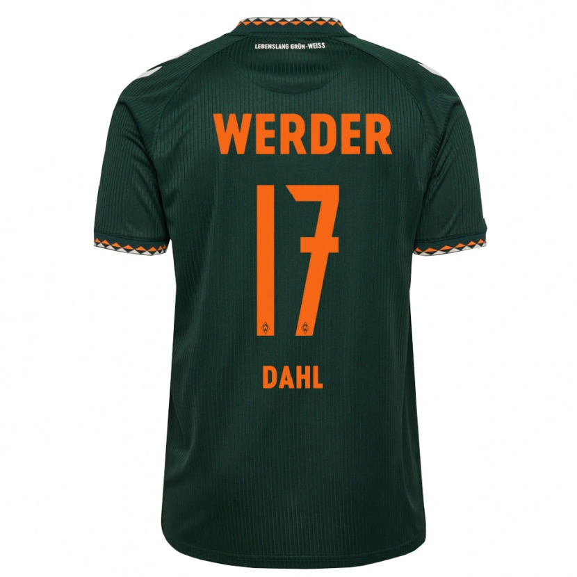 Danxen Kobiety Amira Dahl #17 Ciemnozielony Pomarańczowy Biały Wyjazdowa Koszulka 2026/27 Koszulki Klubowe