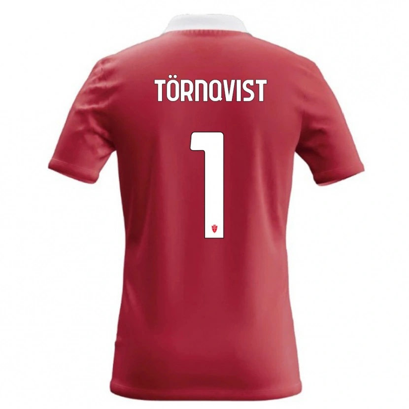 Danxen Dzieci Noel Törnqvist #1 Czerwony Biały Domowa Koszulka 2026/27 Koszulki Klubowe
