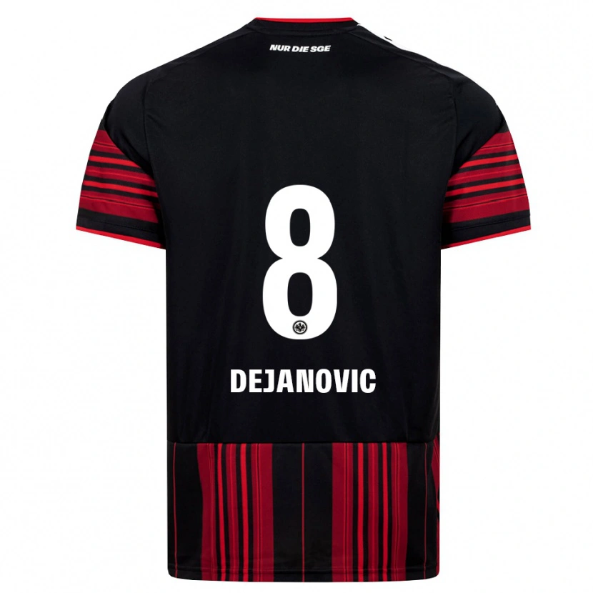 Danxen Dzieci Daniel Dejanovic #8 Czarny Czerwony Biały Domowa Koszulka 2026/27 Koszulki Klubowe