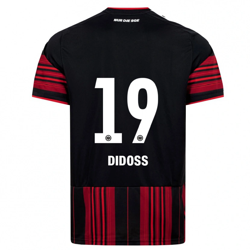 Danxen Dzieci George Didoss #19 Czarny Czerwony Biały Domowa Koszulka 2026/27 Koszulki Klubowe