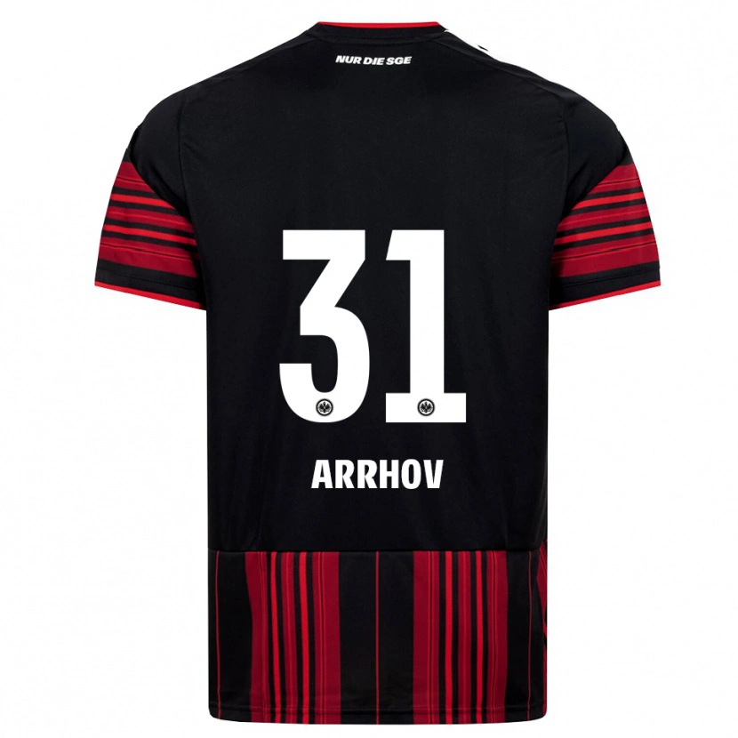 Danxen Dzieci Love Arrhov #31 Czarny Czerwony Biały Domowa Koszulka 2026/27 Koszulki Klubowe