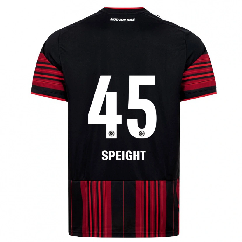 Danxen Dzieci Benjamin Speight #45 Czarny Czerwony Biały Domowa Koszulka 2026/27 Koszulki Klubowe
