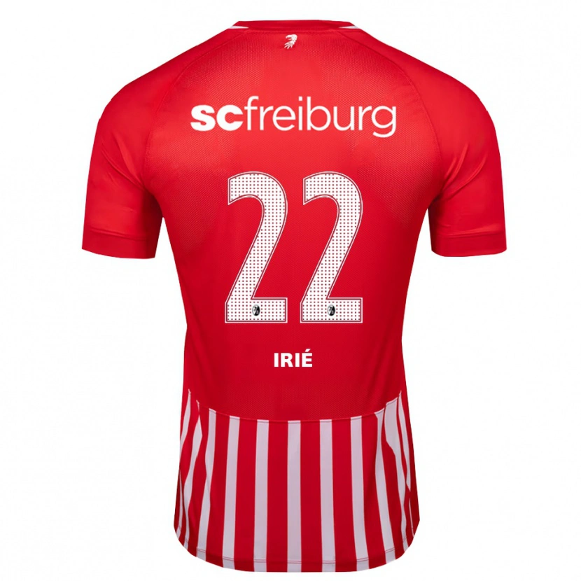 Danxen Dzieci Cyriaque Irié #22 Czerwony Biały Czarny Domowa Koszulka 2026/27 Koszulki Klubowe