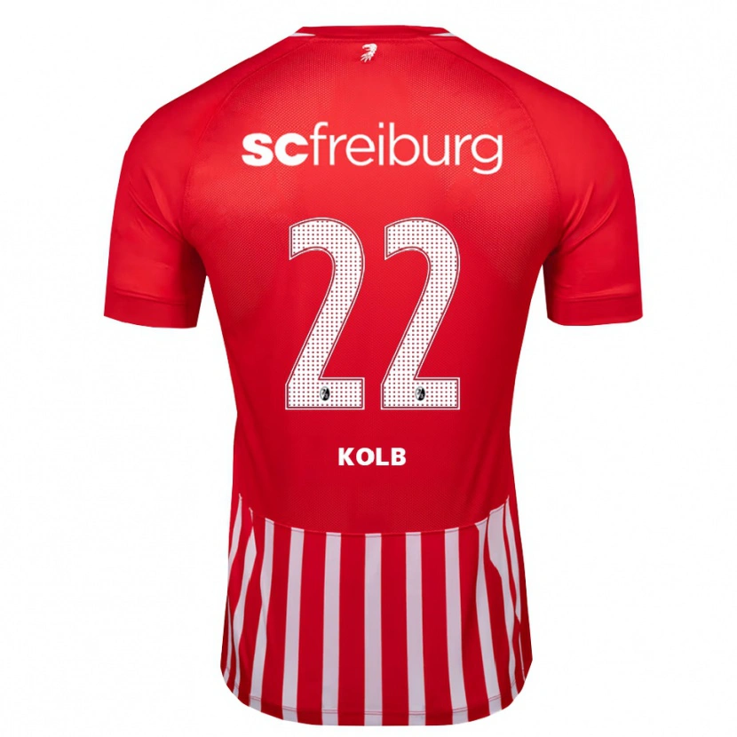 Danxen Dzieci Lisa Kolb #22 Czerwony Biały Czarny Domowa Koszulka 2026/27 Koszulki Klubowe