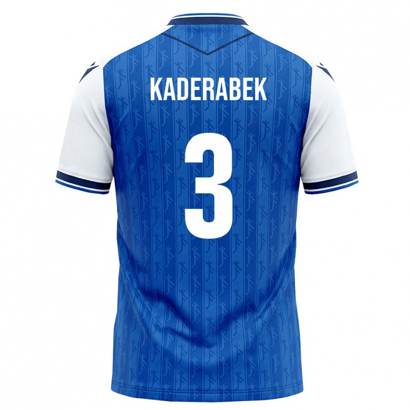 Danxen Dzieci Pavel Kaderabek #3 Królewski Niebieski Biały Domowa Koszulka 2026/27 Koszulki Klubowe