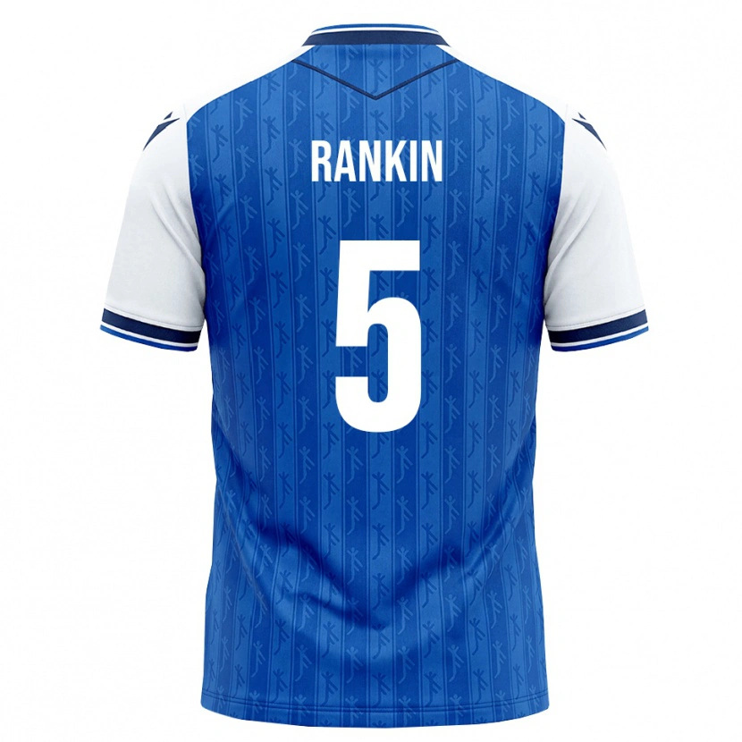 Danxen Dzieci Jamilla Rankin #5 Królewski Niebieski Biały Domowa Koszulka 2026/27 Koszulki Klubowe