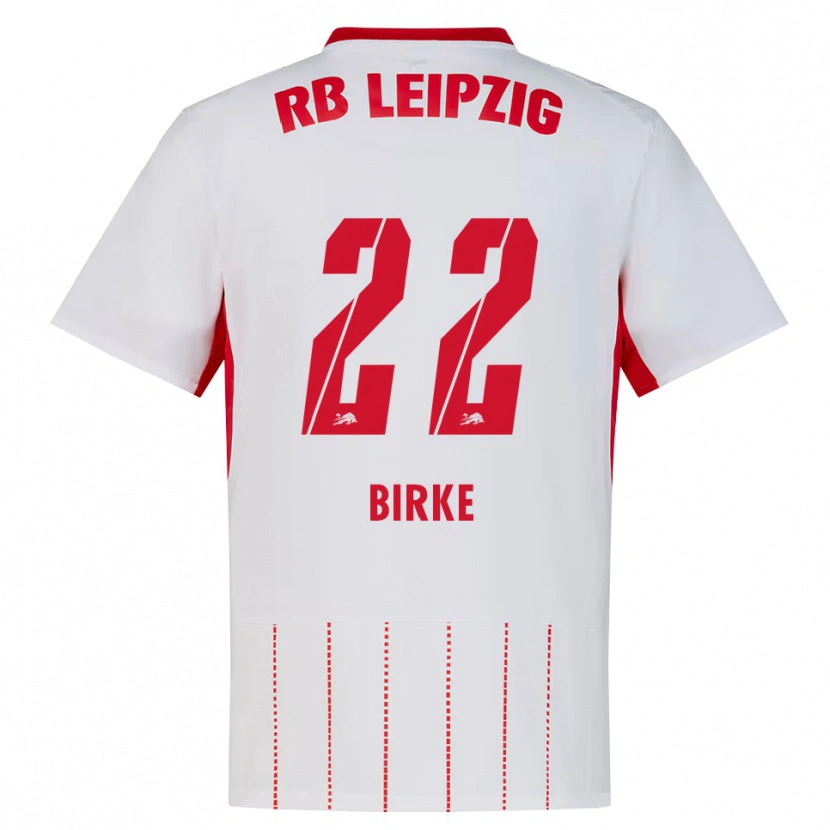 Danxen Dzieci Lennox Birke #22 Czerwony Biały Żółty Domowa Koszulka 2026/27 Koszulki Klubowe