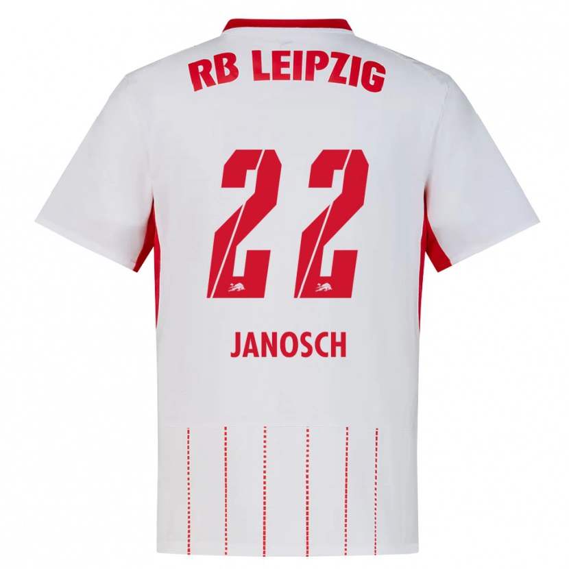 Danxen Dzieci Luca Janosch #22 Czerwony Biały Żółty Domowa Koszulka 2026/27 Koszulki Klubowe