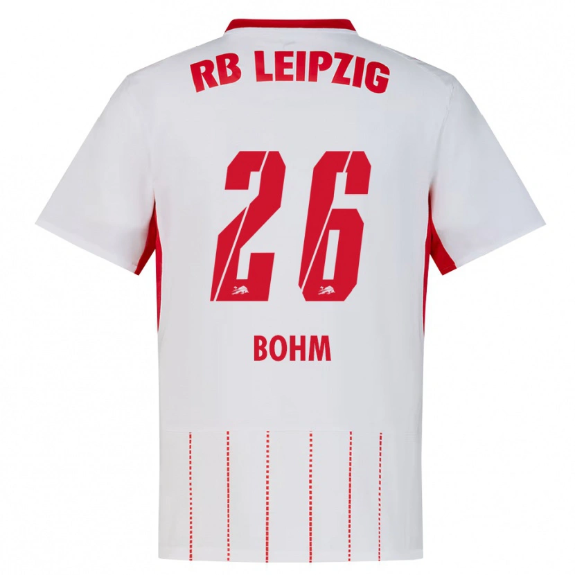 Danxen Dzieci Pepe Böhm #26 Czerwony Biały Żółty Domowa Koszulka 2026/27 Koszulki Klubowe