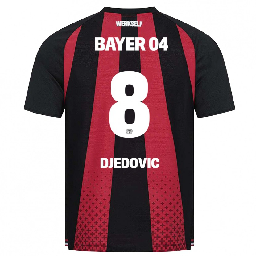 Danxen Dzieci Melis Djedovic #8 Czarny Biały Czerwony Domowa Koszulka 2026/27 Koszulki Klubowe