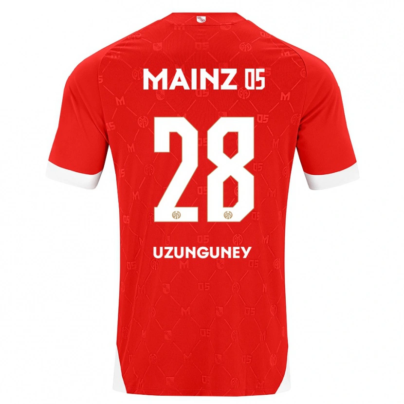 Danxen Dzieci Ebru Uzungüney #28 Czerwony Biały Domowa Koszulka 2026/27 Koszulki Klubowe