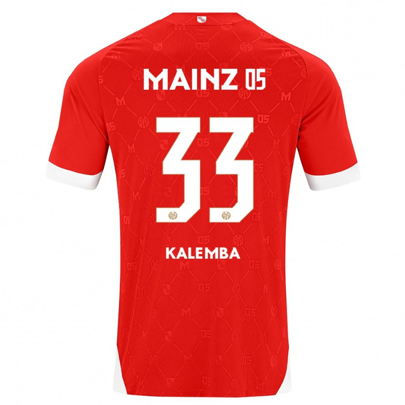 Danxen Dzieci Marcel Kalemba #33 Czerwony Biały Domowa Koszulka 2026/27 Koszulki Klubowe
