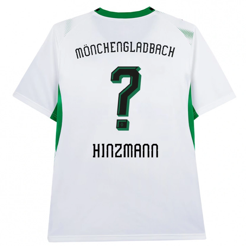 Danxen Dzieci Sinan Hinzmann #0 Biały Czarny Zielony Domowa Koszulka 2026/27 Koszulki Klubowe