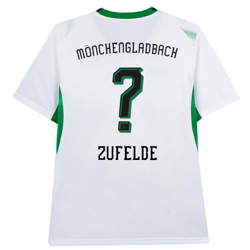 Danxen Dzieci Isaac Zufelde #0 Biały Czarny Zielony Domowa Koszulka 2026/27 Koszulki Klubowe