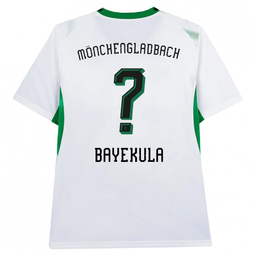 Danxen Dzieci Emilyo Bayekula #0 Biały Czarny Zielony Domowa Koszulka 2026/27 Koszulki Klubowe