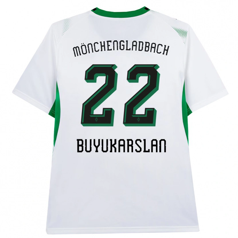 Danxen Dzieci Oguzcan Büyükarslan #22 Biały Czarny Zielony Domowa Koszulka 2026/27 Koszulki Klubowe