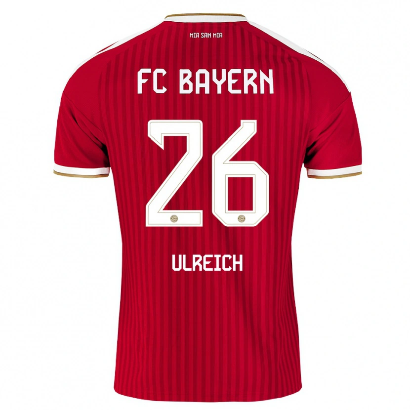 Danxen Dzieci Sven Ulreich #26 Czerwony Biały Niebieski Domowa Koszulka 2026/27 Koszulki Klubowe