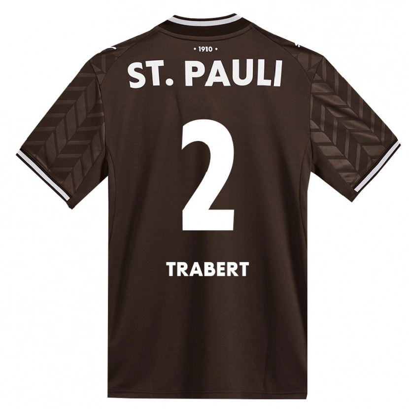 Danxen Dzieci Noah Trabert #2 Kawa Biała Domowa Koszulka 2026/27 Koszulki Klubowe