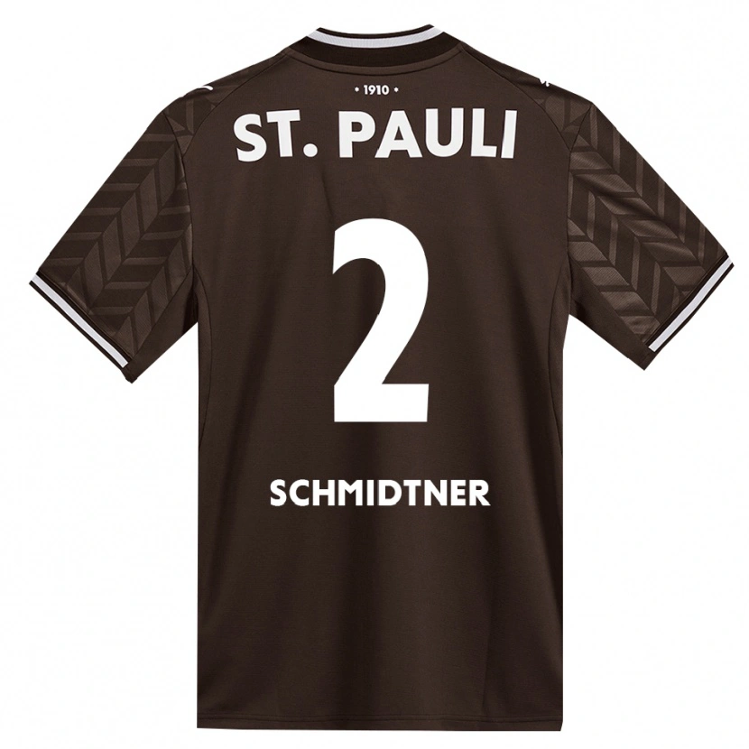 Danxen Dzieci Victor Schmidtner #2 Kawa Biała Domowa Koszulka 2026/27 Koszulki Klubowe